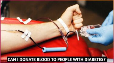 Can I donate blood to people with diabetes?