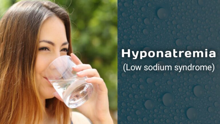 Hyponatremia low sodium syndrome